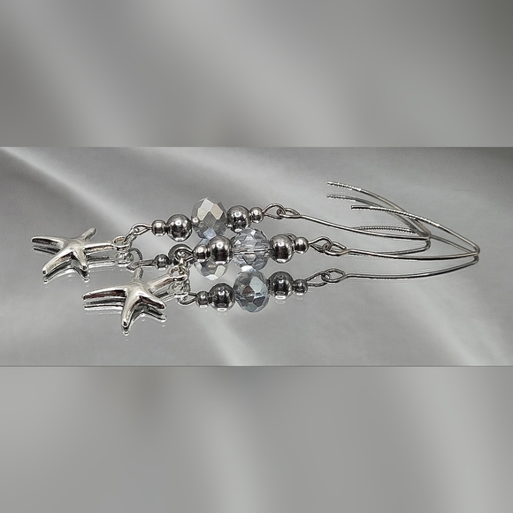 Silver Starfish Jewelry Set - Picture 5 of 12